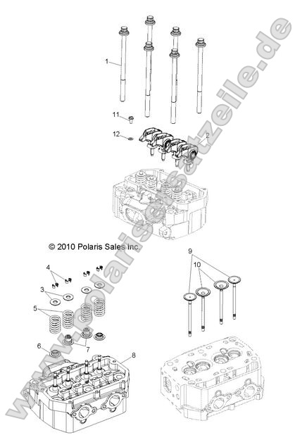 ENGINE, CYLINDER HEAD and VALVES