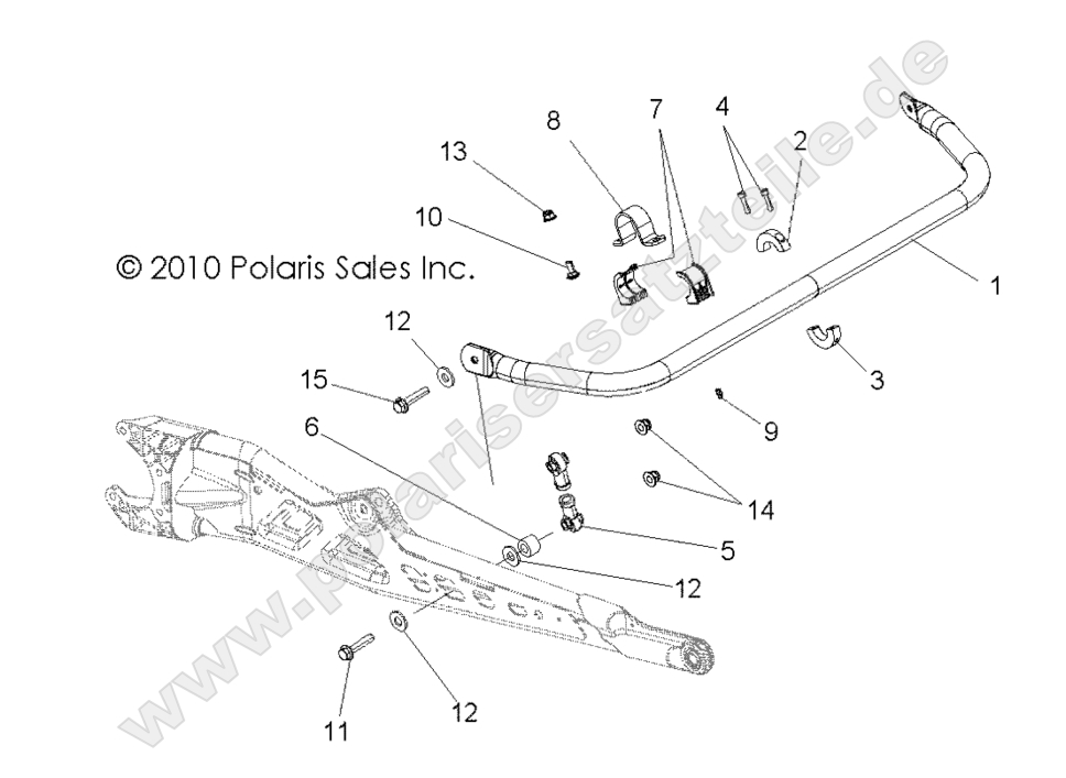 SUSPENSION, TORSION BAR, REAR