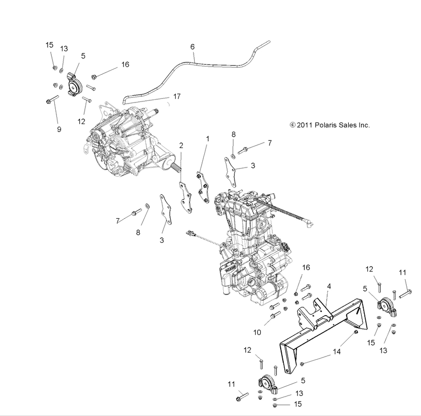 ENGINE, ENGINE and TRANSMISSION MOUNTING