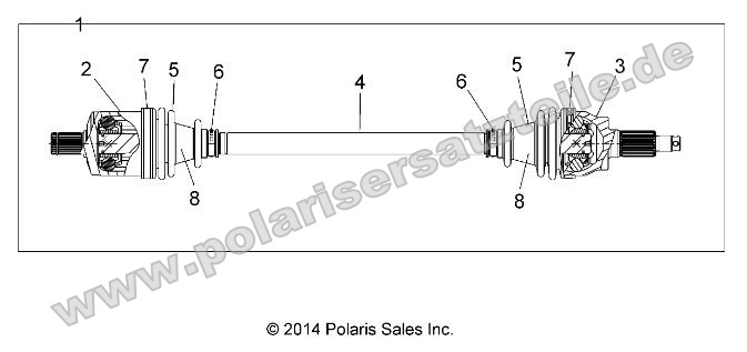 Drive Train, Front Half Shaft