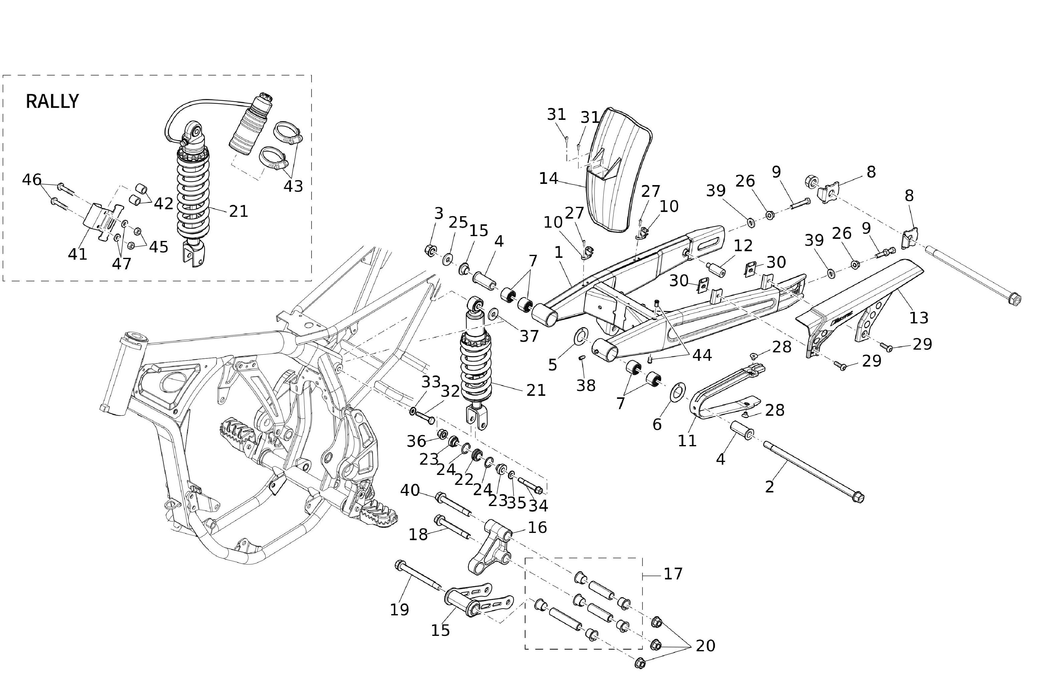 Hinterradschwinge Hinterradschwinge