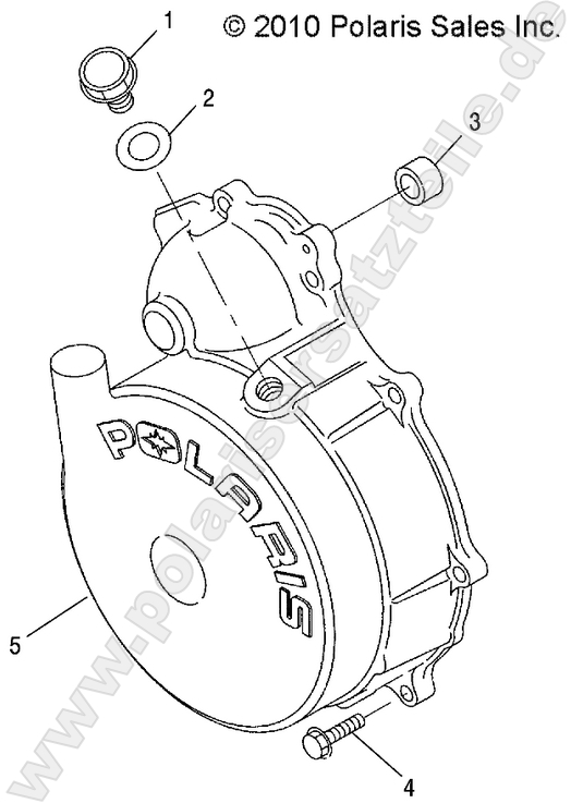 ENGINE, FLYWHEEL COVER