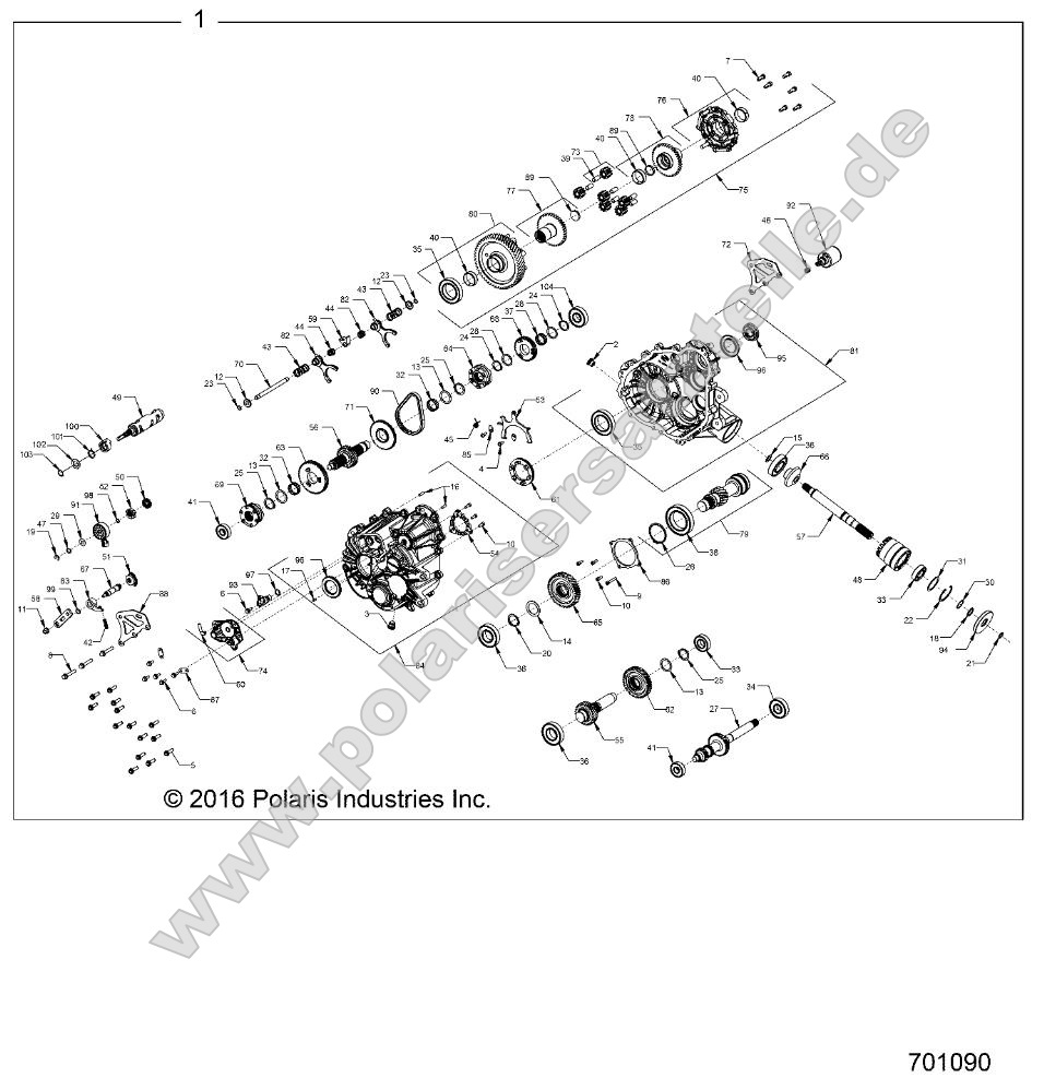 Drive Train, Main Gearcase Internals