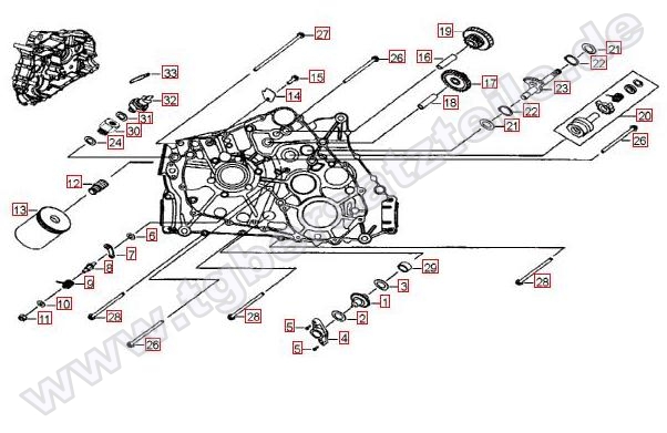 Motorgehäuse links (1)