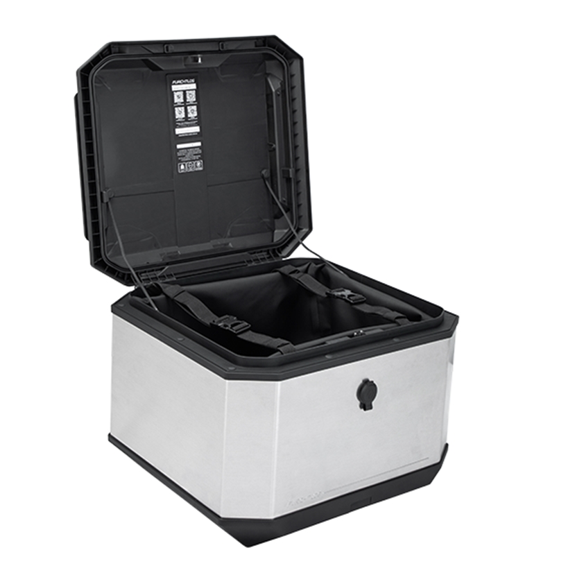 Furchtlos-RANGER-Topcase-Gepaecktasche-Innentasche-50-Liter-schwarz-FU07TCIB005001EX-100042-im-Koffer-offen