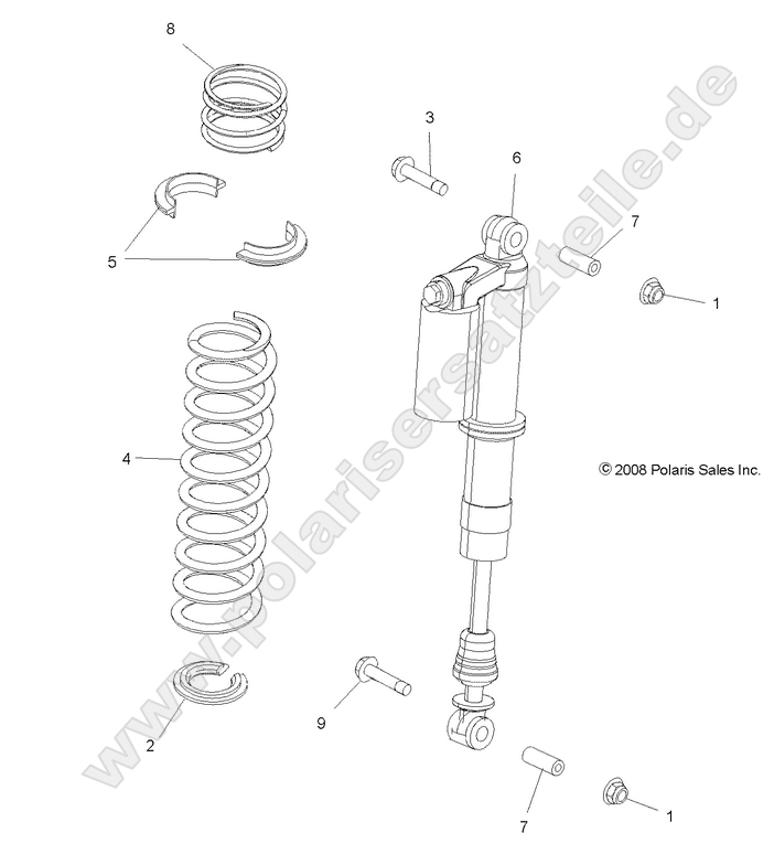 SUSPENSION, FRONT SHOCK MOUNTING
