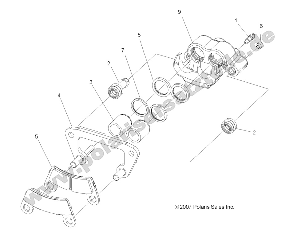 BRAKES, FRONT CALIPER