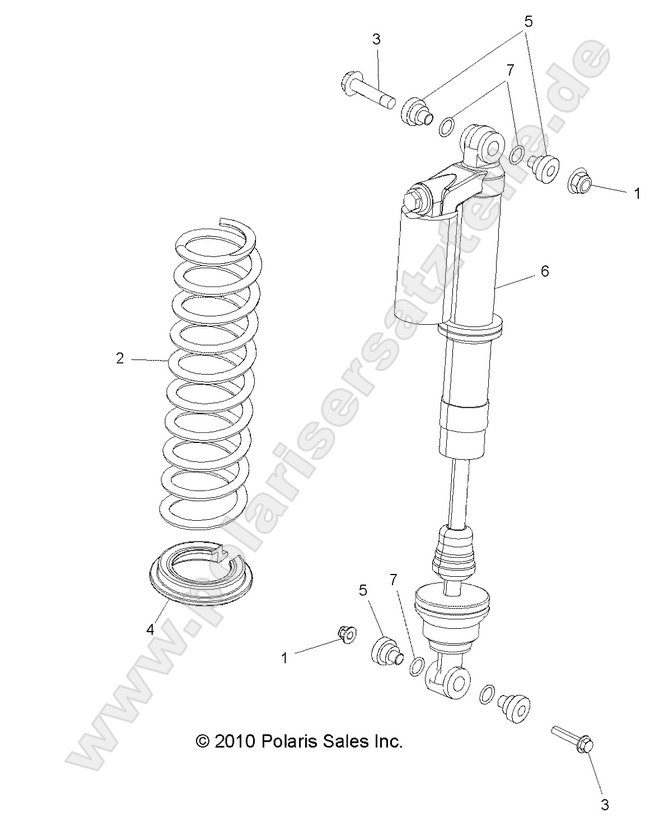SUSPENSION, FRONT SHOCK MOUNTING
