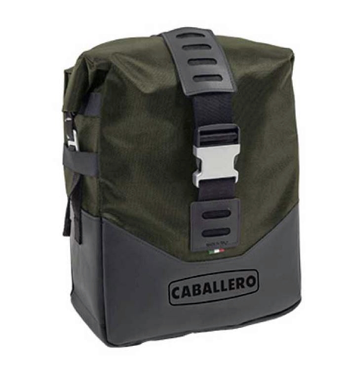 Fantic Original Caballero Satteltasche grün - Caballero Scrambler 125 / 250 / 500