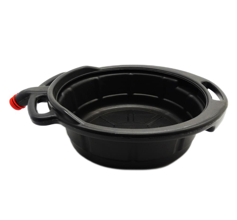 TMP_Oel_Auffangbehaelter_Rund_mit_Ablauf_7_Liter___Oelwanne_6694-2_inPixio TMP Öl Auffangbehälter / Ölwanne Rund mit Ablauf - 7 Liter