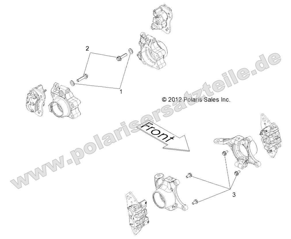 BRAKES, CALIPER MOUNTING