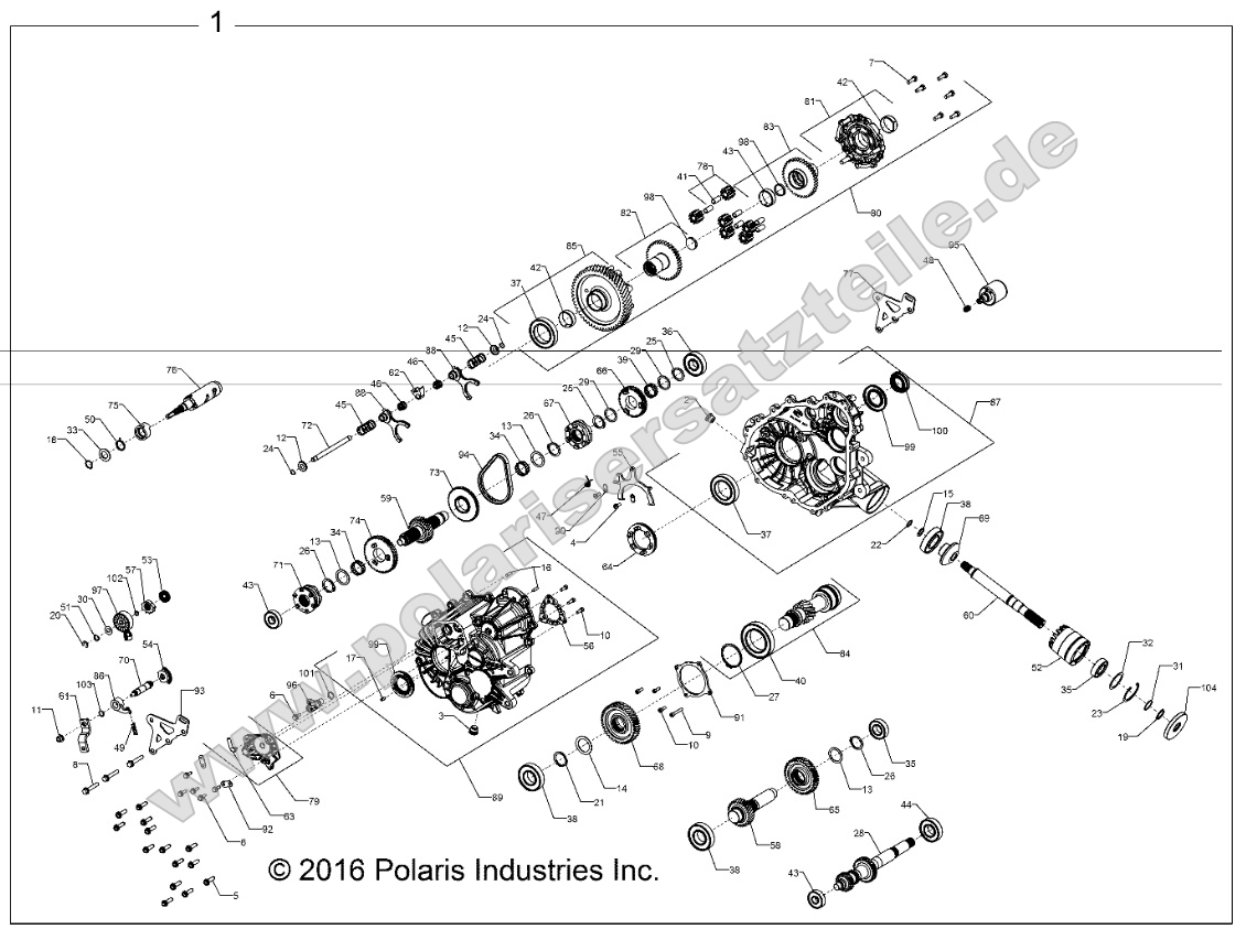 Drive Train, Main Gearcase Internals