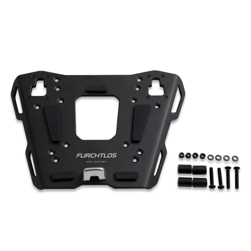 Furchtlos RANGER Aluminium Topcase Montageplatte schwarz