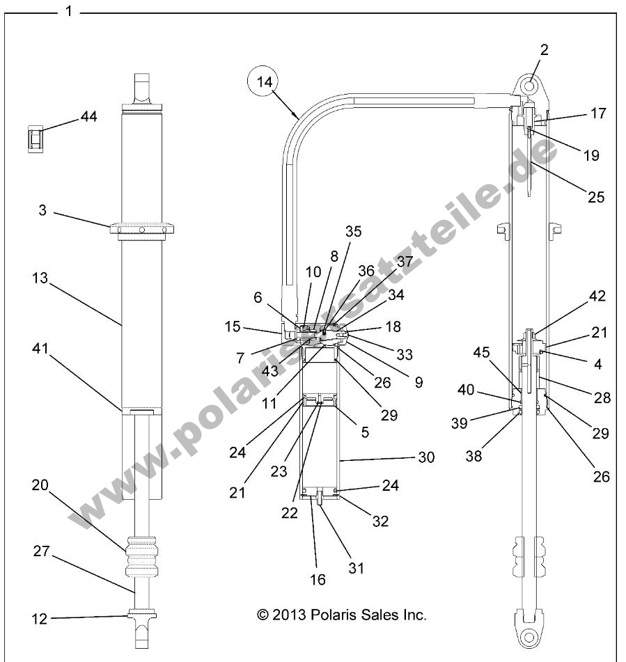 SUSPENSION, REAR SHOCK