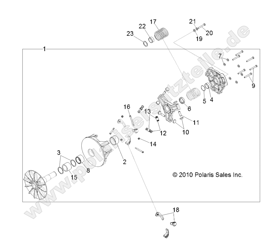 DRIVE TRAIN, PRIMARY CLUTCH
