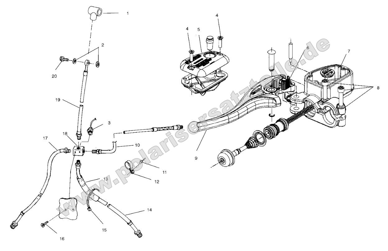 Controls - Master Cylinder/Brake Line