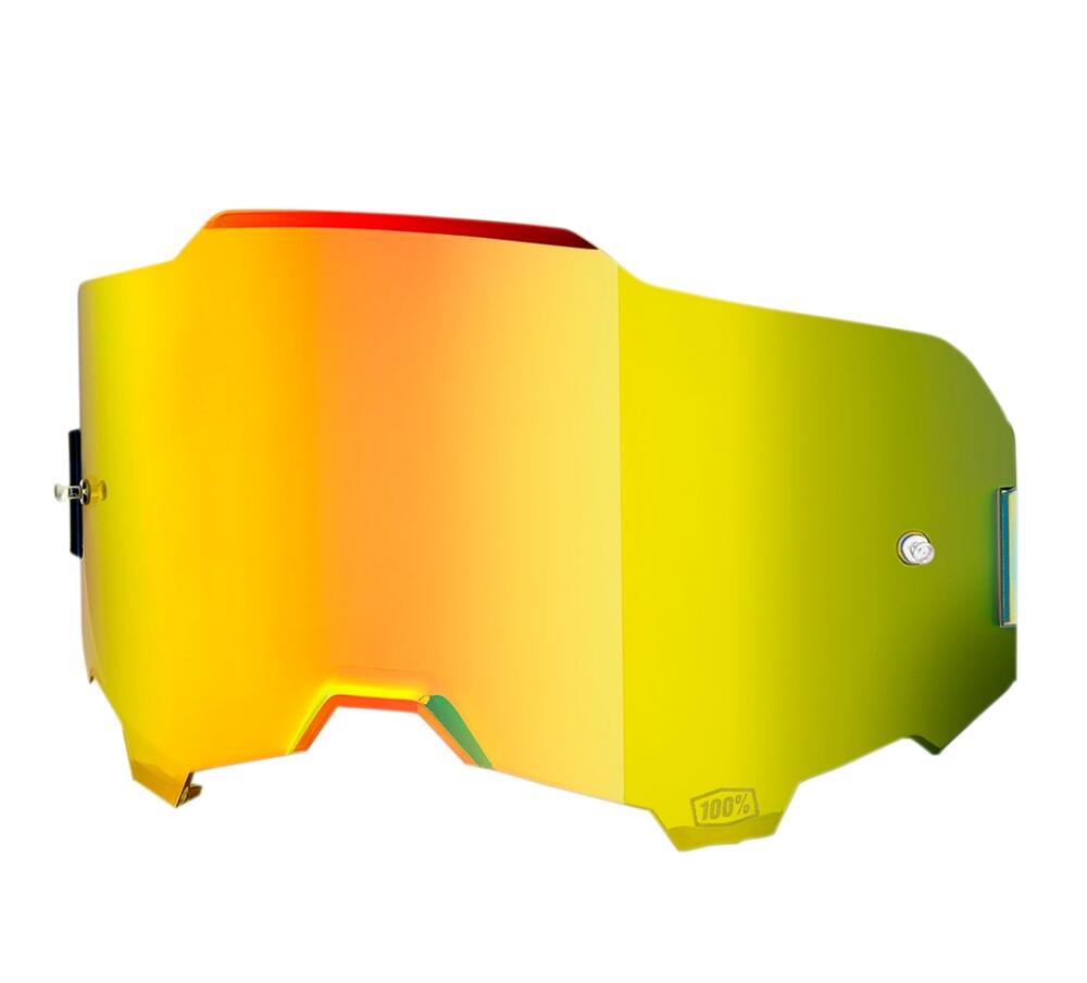 100% Offroad Brille Ultra HD Ersatzglas gold verspiegelt - für Armega