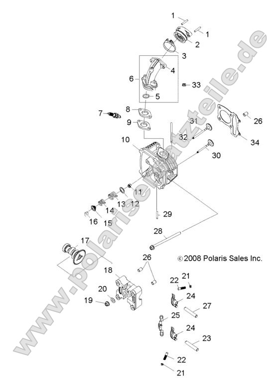 ENGINE, CYLINDER HEAD