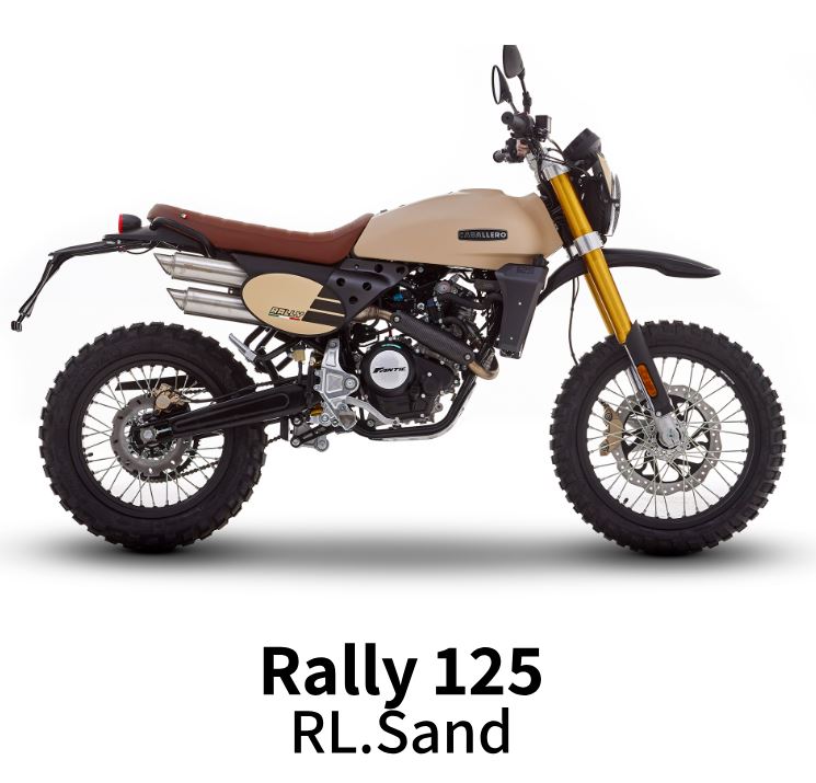Fantic-Caballero-125-Rally-Sand-2024 Fantic Caballero 125 Euro5 Rally 2024