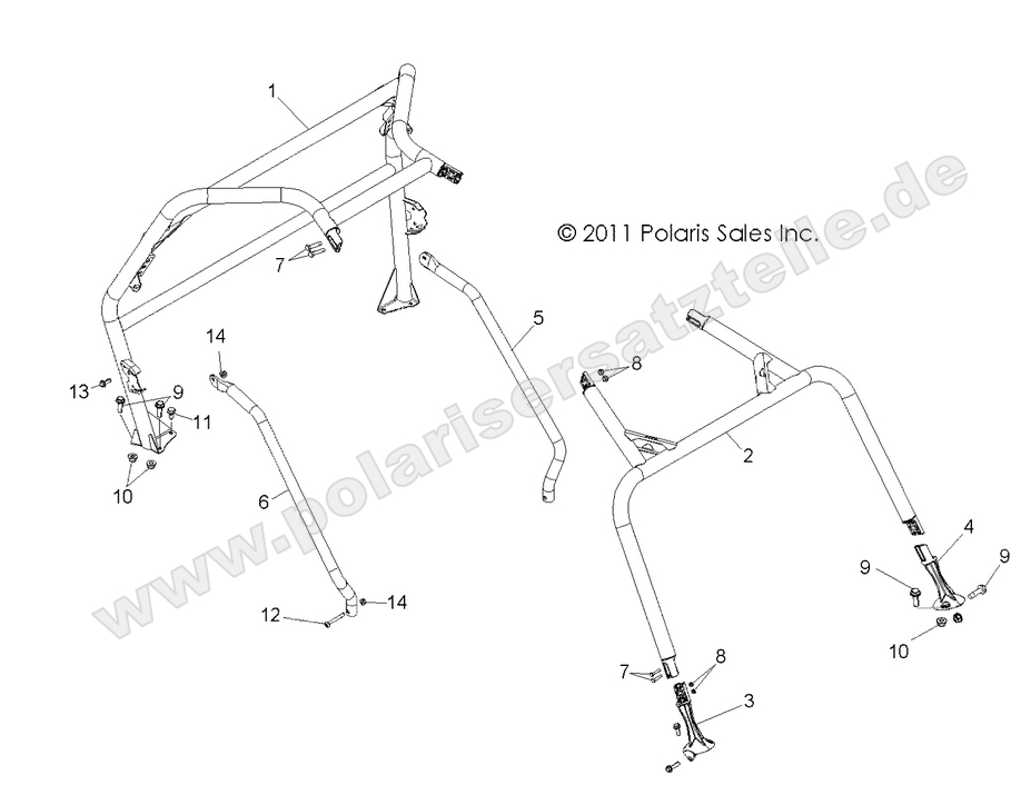 CHASSIS, CAB FRAME and SIDE BARS