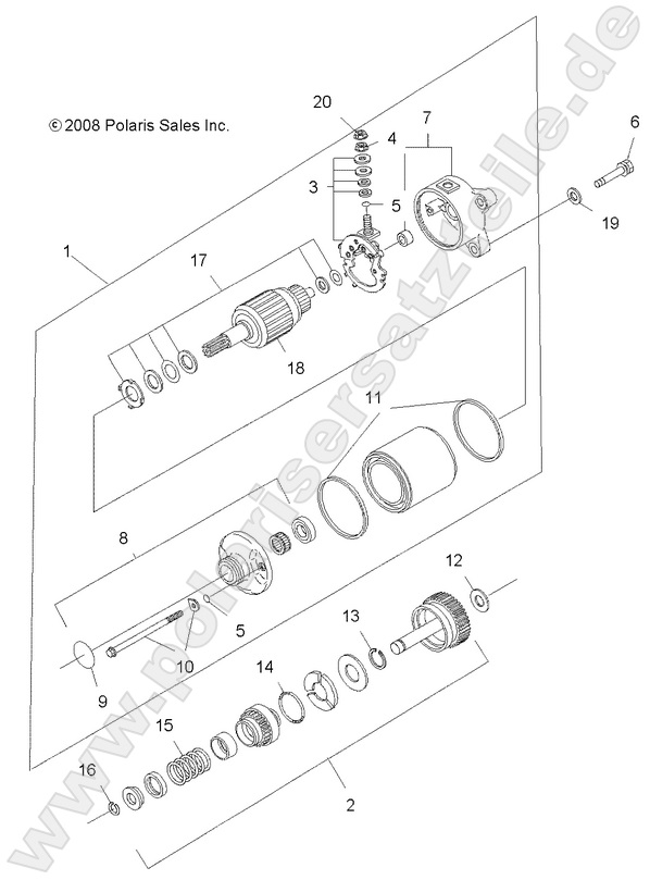 ENGINE, STARTING SYSTEM