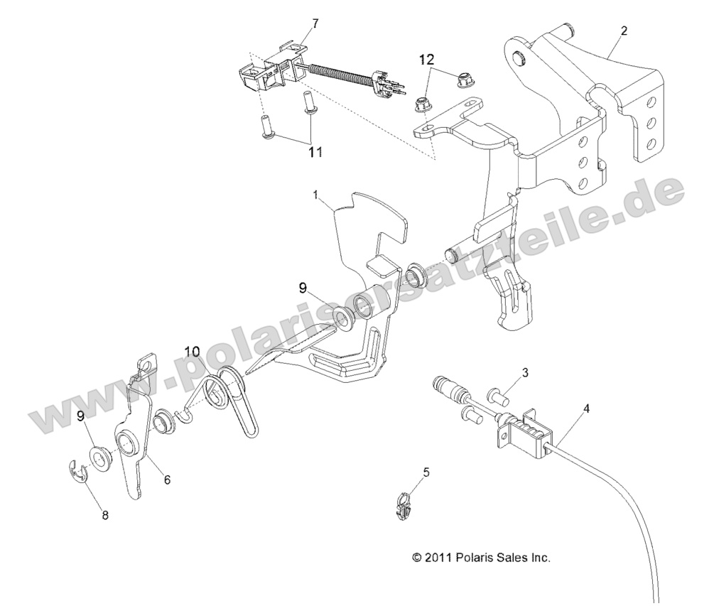 ENGINE, THROTTLE PEDAL