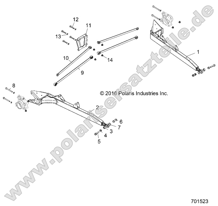 Suspension, Rear Control Arms
