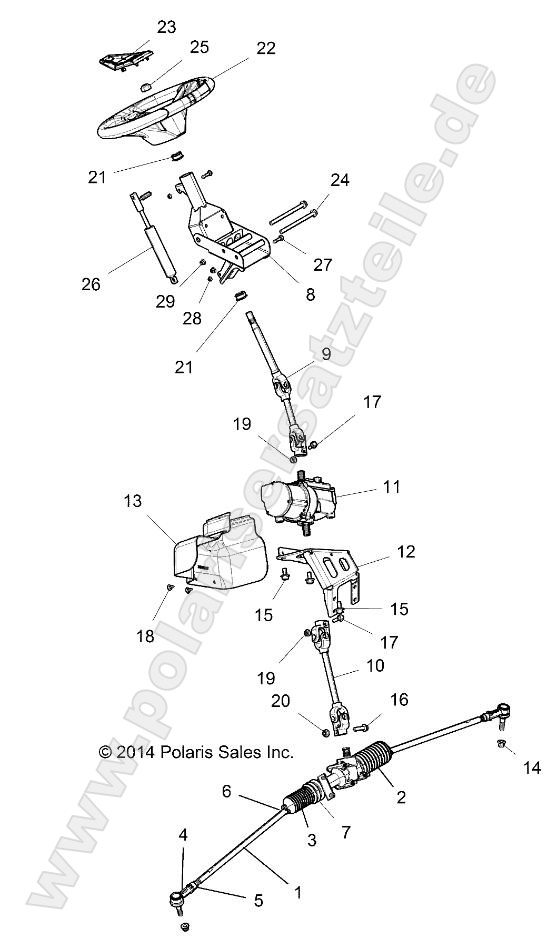 STEERING, STEERING ASM