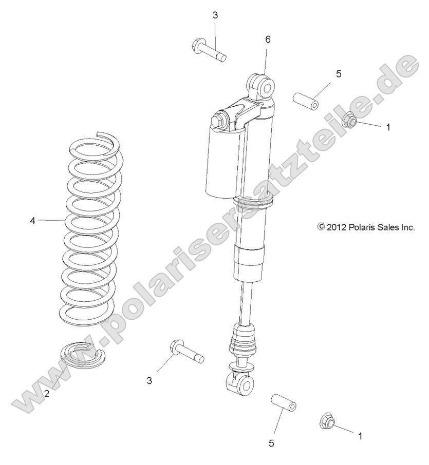 SUSPENSION, FRONT SHOCK MOUNTING