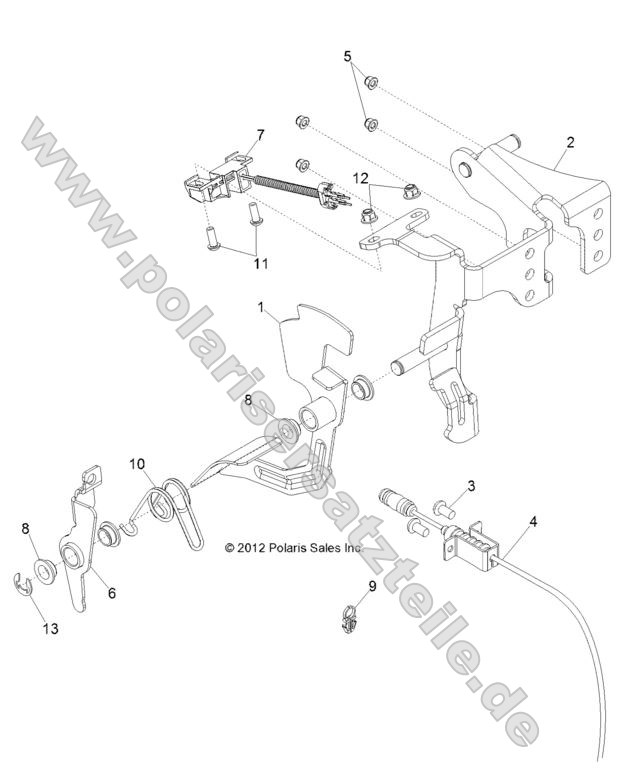 ENGINE, THROTTLE PEDAL