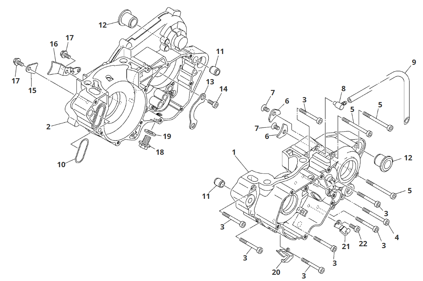 Kurbelgehäuse Kurbelgehäuse