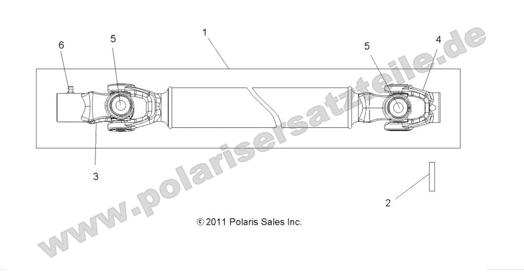 DRIVE TRAIN, FRONT PROP SHAFT