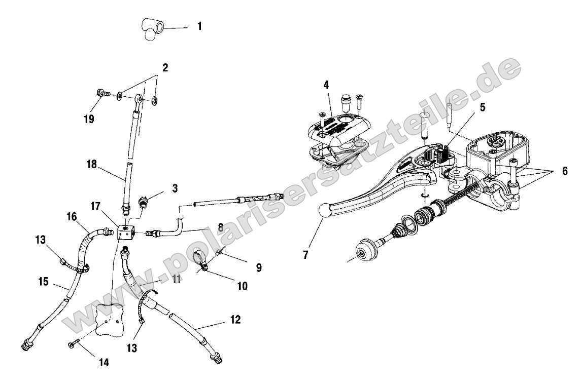 Controls - Master Cylinder/Brake Line