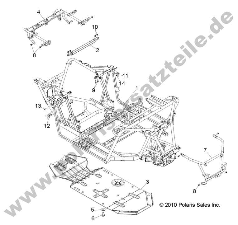 CHASSIS, MAIN FRAME and SKID PLATE