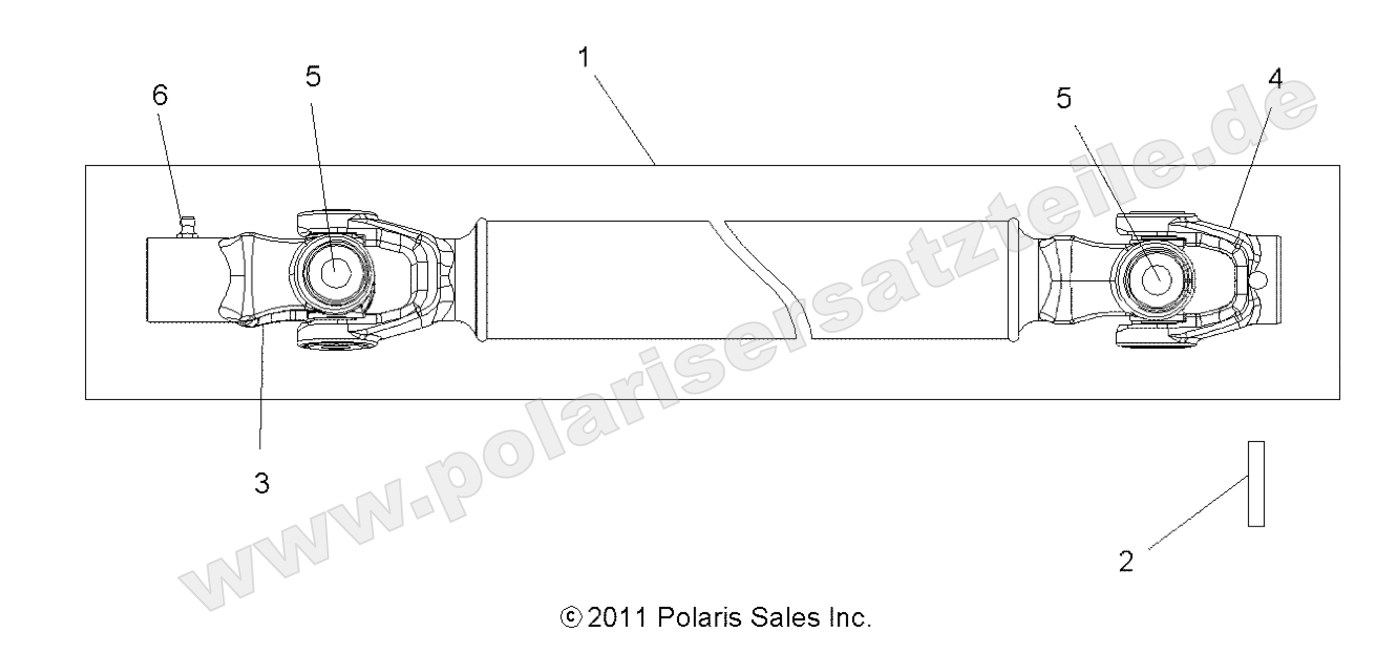 DRIVE TRAIN, FRONT PROP SHAFT