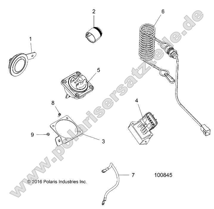 Electrical, Horn and Battery Switch