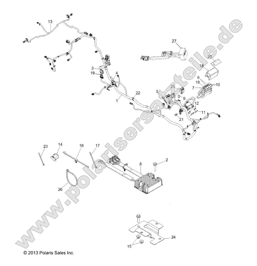 ELECTRICAL, WIRE HARNESS, EPS