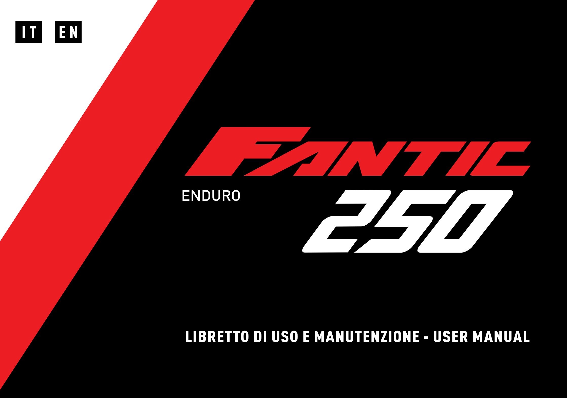 Fantic Benutzerhandbuch / Manual XEF 250 Enduro Trail 2023-24