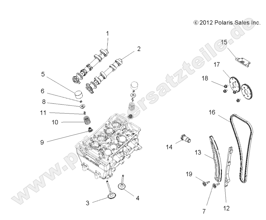 ENGINE, VALVES and CAMSHAFTS