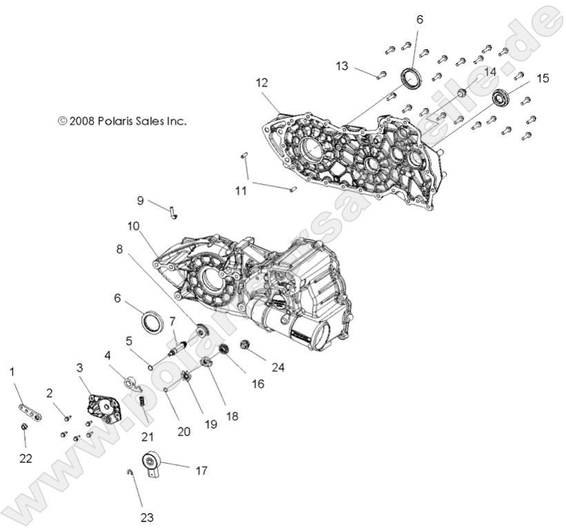 DRIVE TRAIN, MAIN GEARCASE