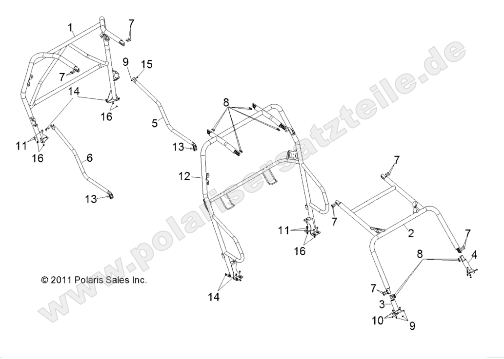 CHASSIS, CAB FRAME and SIDE BARS