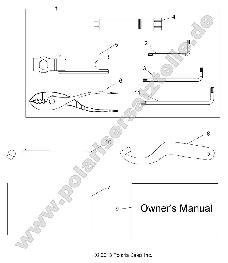 References, Tool Kit and Owners Manual