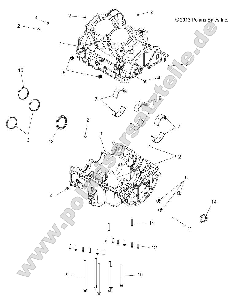 Engine, Crankcase