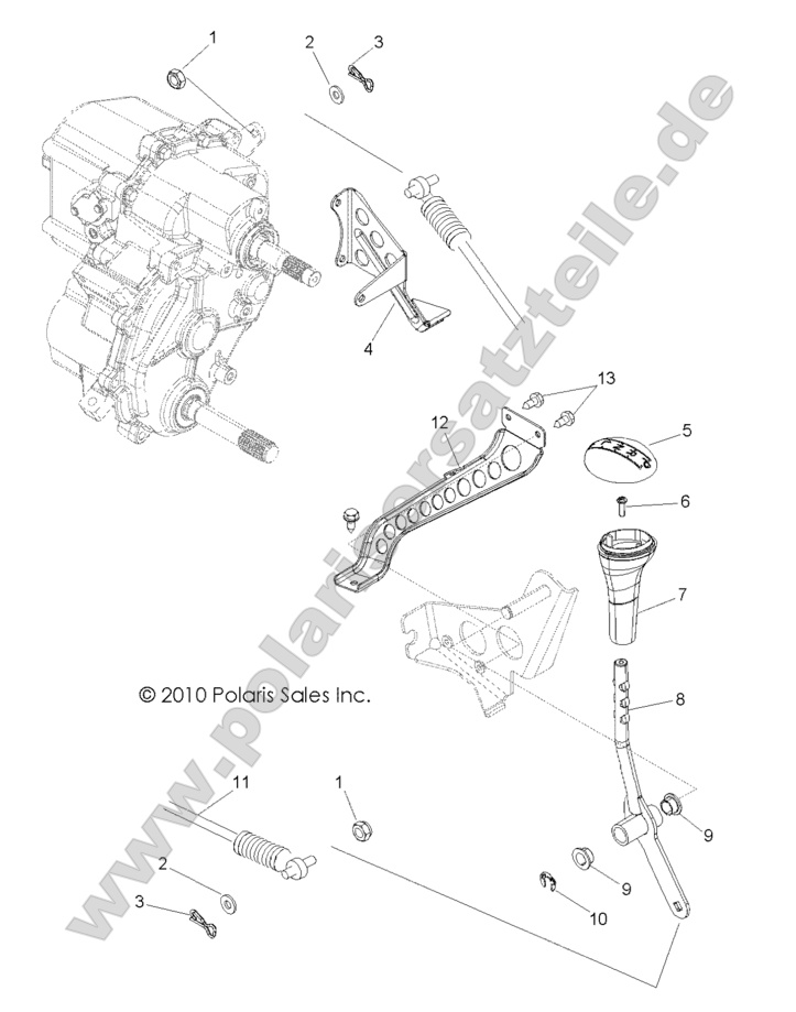 DRIVE TRAIN, GEAR SELECTOR