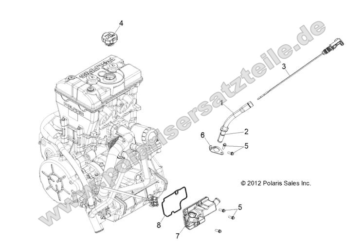 ENGINE, OIL DIPSTICK