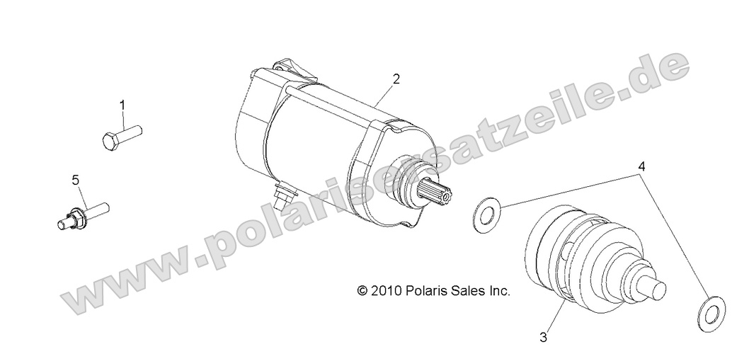 ENGINE, STARTING MOTOR