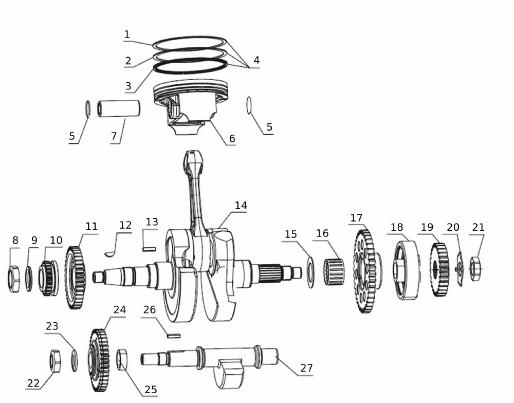 55839_0nfzIhMz8N4uAl Kurbelwelle / Kolben