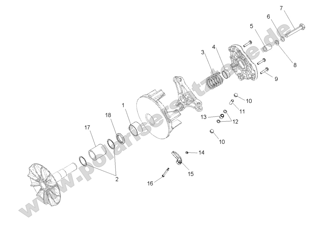 DRIVE TRAIN, PRIMARY CLUTCH