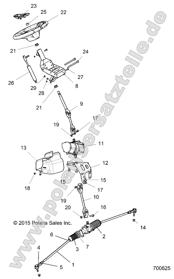 Steering, Power Steering Asm.