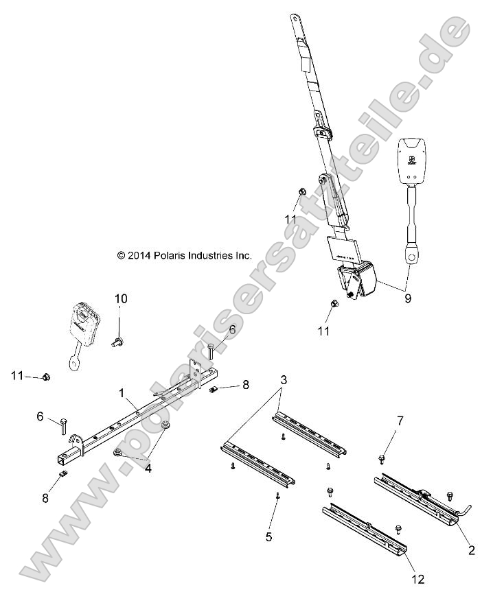 Body, Seat Mounting and Belt